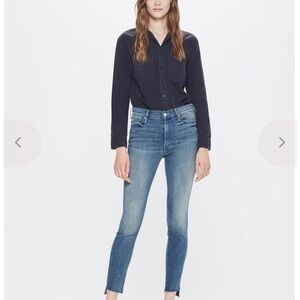 MOTHER Blue Skinny Jeans